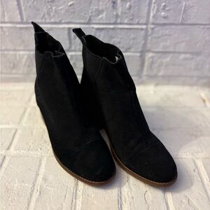Toms Black Ankle Booties